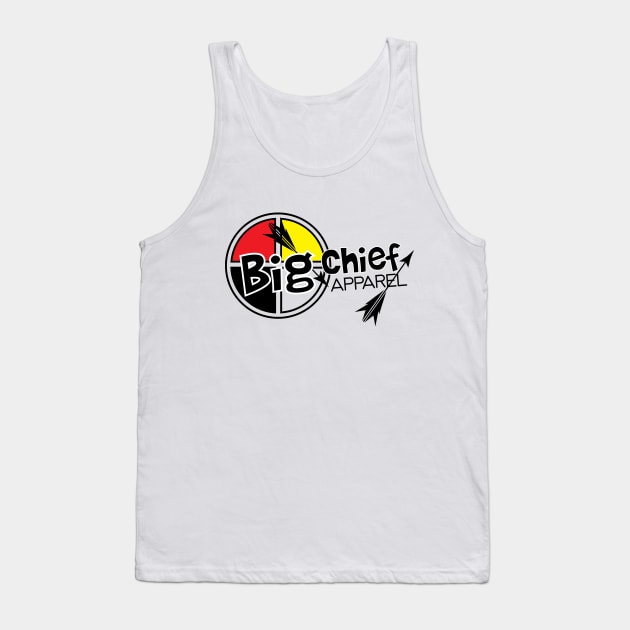 Big Chief Medicine Wheel Sacred Hoop Logo Tee Tank Top by BigChief